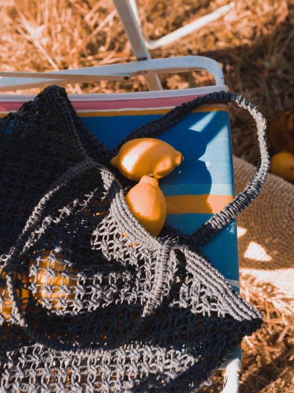 BOLSA CROCHET AZUL
