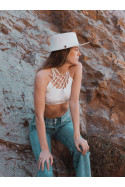 TOP MACRAMÉ WHITE