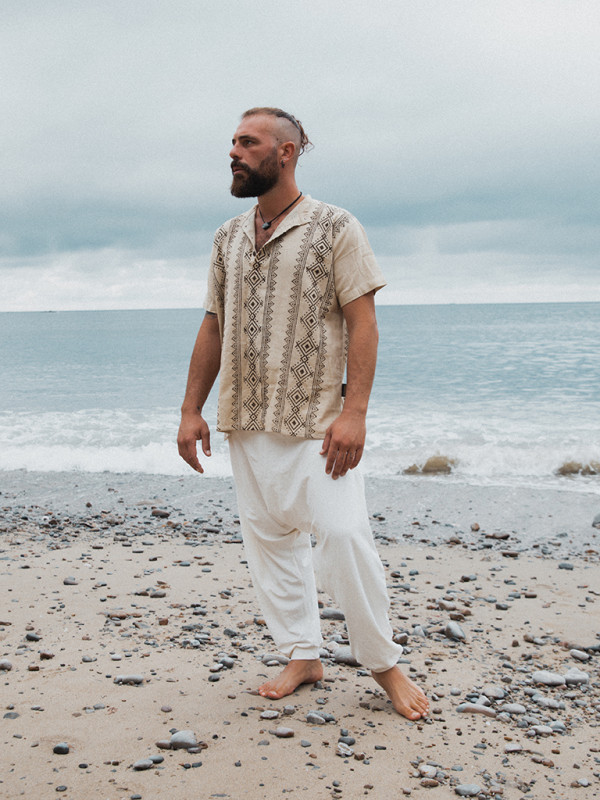 WHITE BAGGY TROUSER 2