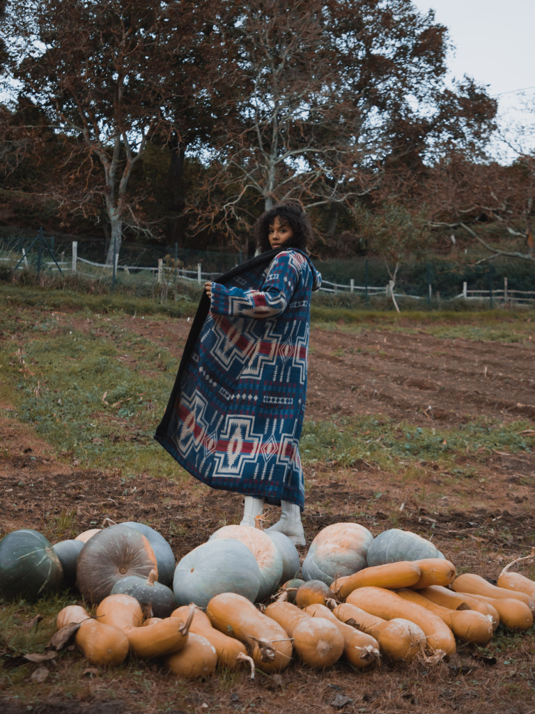 BLUE INUIT OVERCOAT