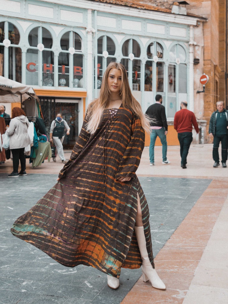HOLI BROWN DRESS/KAFTAN