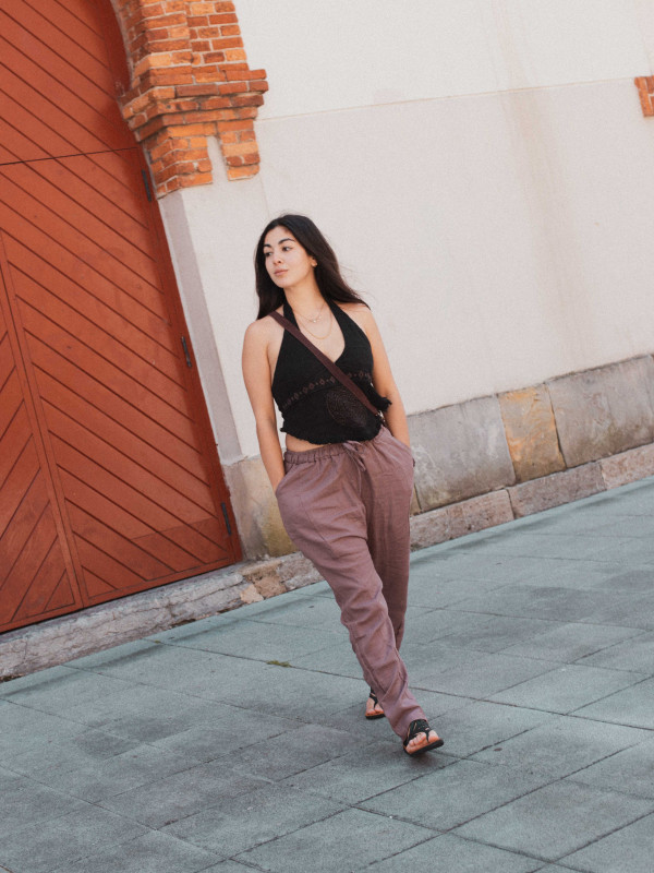 PANTALÓN RIBEIRONA CLEAR WINE