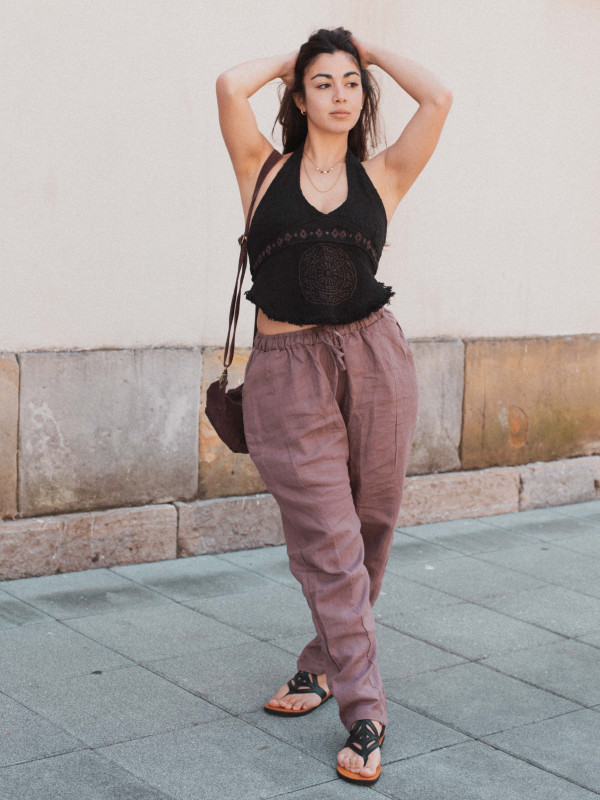 PANTALÓN RIBEIRONA CLEAR WINE 2