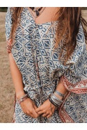 NUESTRA MAGIA HANDBLOCK DRESS/KAFTAN