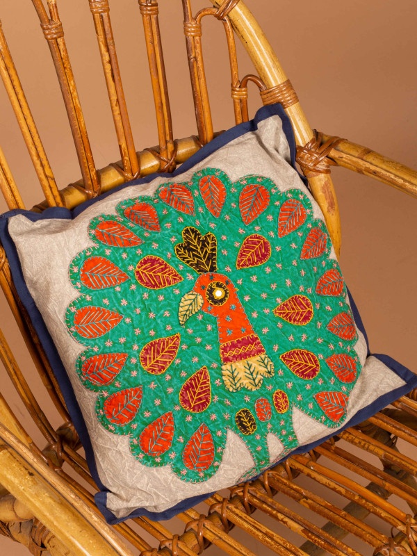 FUNDA COJIN PEACOCK 03 2