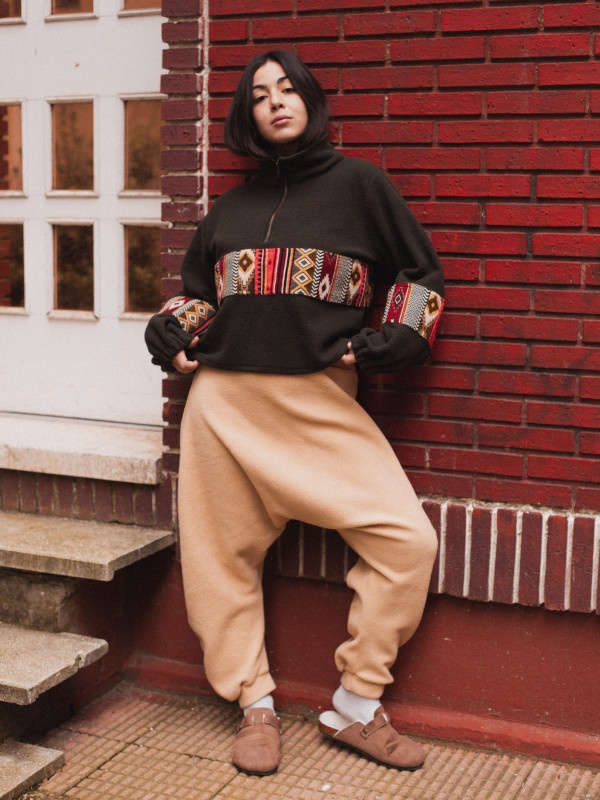 PANTALON BAGGY MONTAÑA CREAM