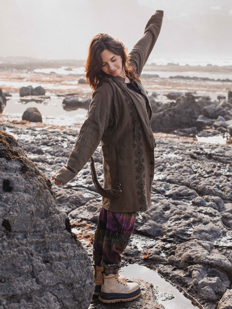 KAHLÚA BROWN LONG JACKET