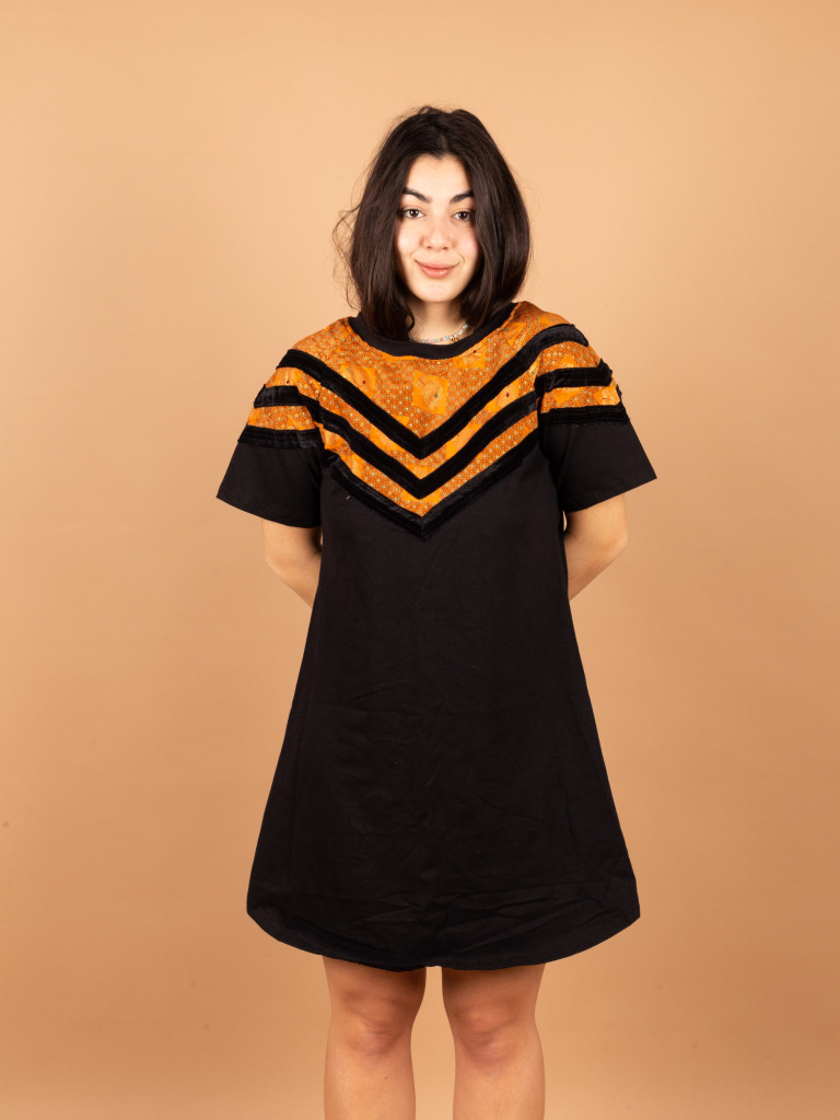 VESTIDO FOLKLORICO CORTO 05 (TALLA M/L)