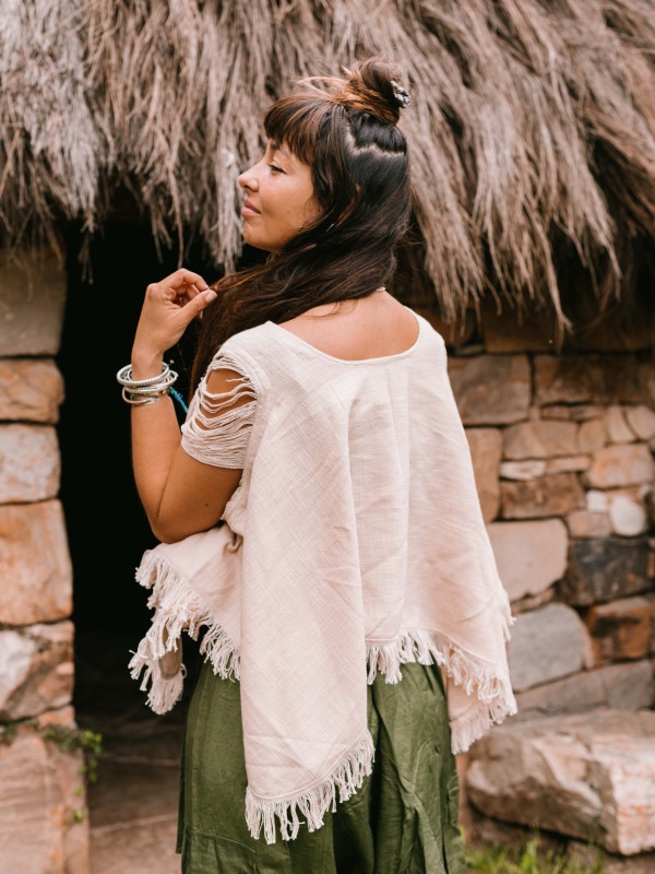 BLOOM T-SHIRT PONCHO 2