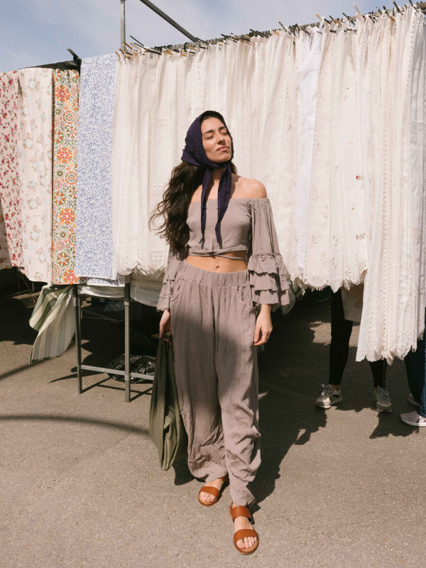 PAÑOLETA / BANDANA MEROE VIOLET 2