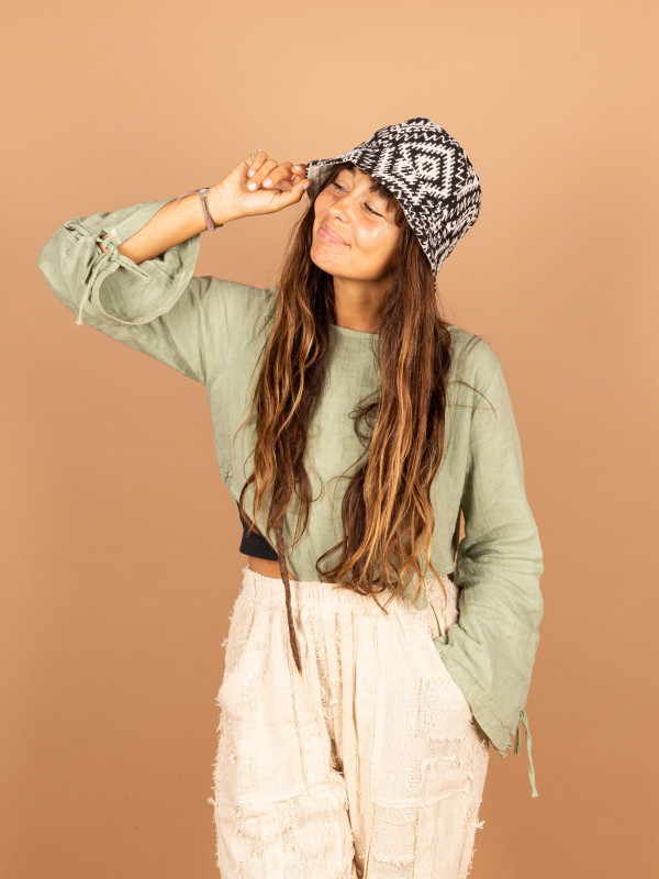 GORRO BUCKET CAÑAMO ETNIC 02 2