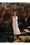 WHITE AINA DRESS