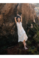 WHITE AINA DRESS