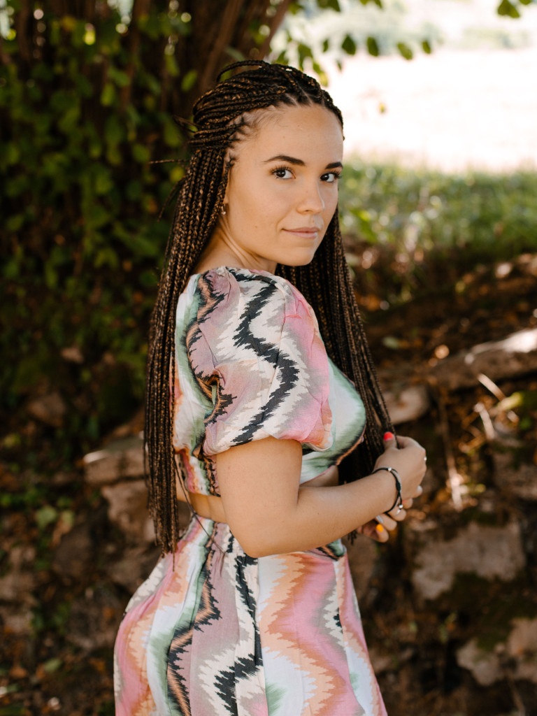 MAZUNTE PASTEL SET TOP + SKIRT TROUSERS