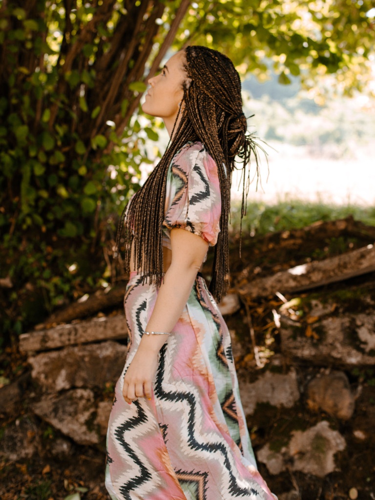 MAZUNTE PASTEL SET TOP + SKIRT TROUSERS