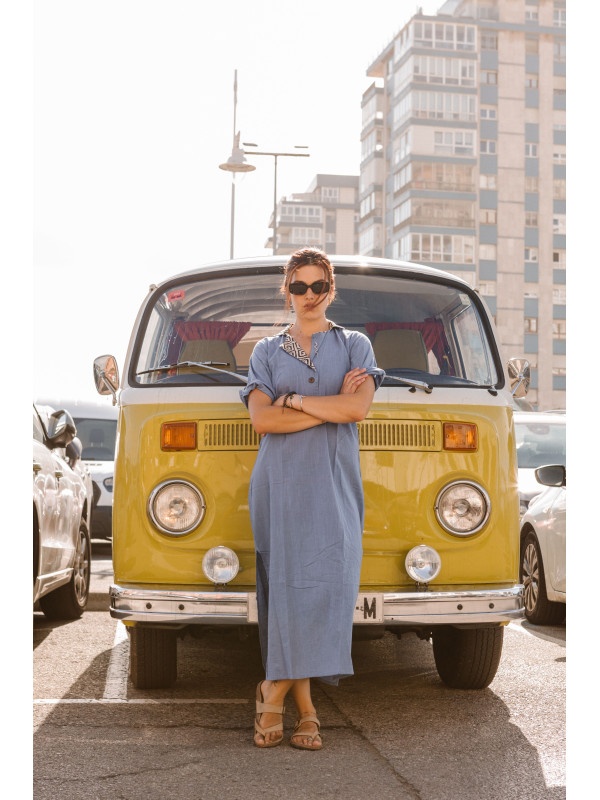 ETNICO SHIRRED DRESS